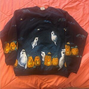 Halloween Themed Black Sweatshirt